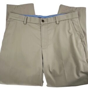 Brooks Brothers Mens Slim Fit Light Weight Advantage Chino Khaki Pants 34x30*tag